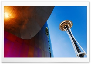 Space Needle, Seattle, WA HD Wide Wallpaper for Widescreen