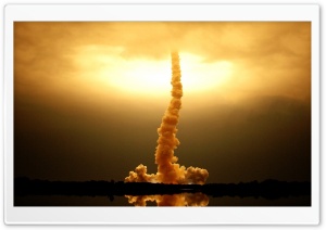 Space Shuttle Launch HD Wide Wallpaper for Widescreen