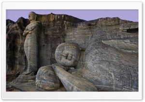 Sri Lanka, Polonnaruwa City, The Ancient HD Wide Wallpaper for Widescreen