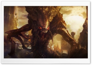 Starcraft 2 Artwork HD Wide Wallpaper for Widescreen