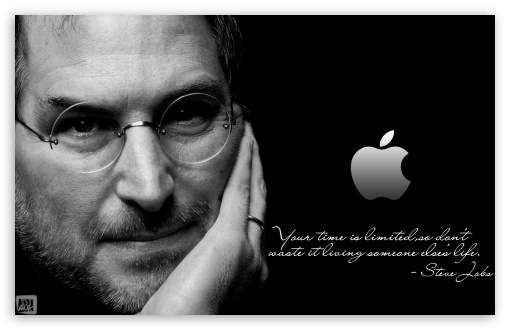 Steve Jobs wallpaper for Wide 16:10 Widescreen WHXGA WQXGA WUXGA WXGA ;