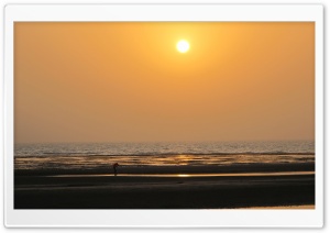 Sunset Bushehr HD Wide Wallpaper for Widescreen