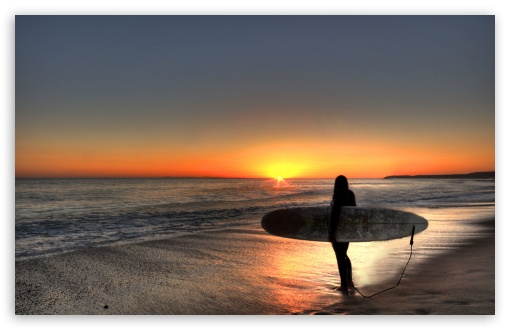 Surfin' the Sunset, San Clemente, CA HD wallpaper for Wide 16:10 Widescreen WHXGA WQXGA WUXGA WXGA ;