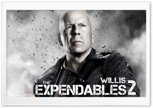 The Expendables 2 - Bruce Willis HD Wide Wallpaper for Widescreen