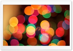 The First Bokeh Of Christmas HD Wide Wallpaper for Widescreen