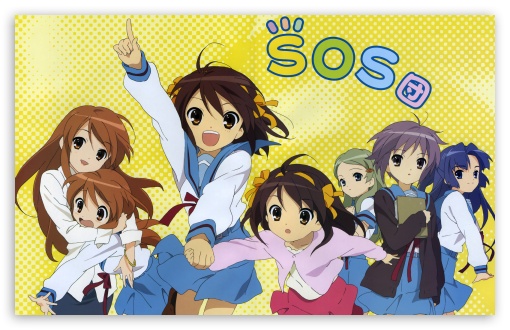 The Melancholy of Haruhi Suzumiya VIII wallpaper for Wide 16:10 Widescreen WHXGA WQXGA WUXGA WXGA ;