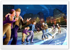 The Skating Rink HD Wide Wallpaper for Widescreen