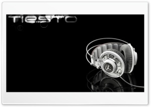 Tiesto Headphones HD Wide Wallpaper for Widescreen