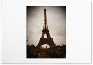 Tower Eiffel Vintage Photography HD Wide Wallpaper for Widescreen