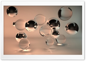 Transparent Balls HD Wide Wallpaper for Widescreen