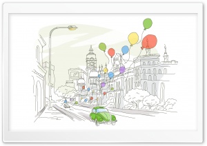 Travel Illustrations 21 HD Wide Wallpaper for Widescreen