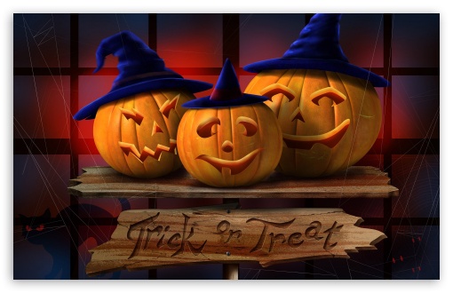 Trick Or Treat wallpaper for Wide 16:10 Widescreen WHXGA WQXGA WUXGA WXGA ;