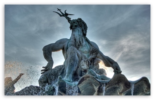 Triton Statue HD wallpaper for Wide 16:10 Widescreen WHXGA WQXGA WUXGA WXGA ;