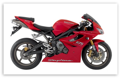 Triumph Daytona 675 Triple Red HD wallpaper for Wide 16:10 5:3 Widescreen WHXGA WQXGA WUXGA WXGA WGA ; HD 16:9 High Definition WQHD QWXGA 1080p 900p 720p QHD nHD ; Mobile WVGA PSP - WVGA WQVGA Smartphone ( HTC Samsung Sony Ericsson LG Vertu MIO ) Sony PSP Zune HD Zen ;