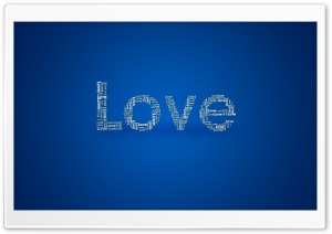 Typography Love HD Wide Wallpaper for Widescreen