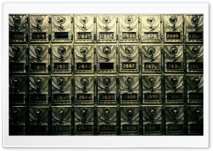 Vintage Post Office Boxes HD Wide Wallpaper for Widescreen
