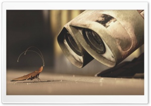 Wall E And A Cricket HD Wide Wallpaper for Widescreen