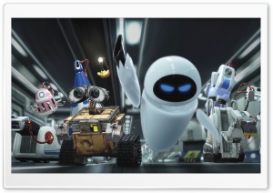 Wall E And Eve HD Wide Wallpaper for Widescreen