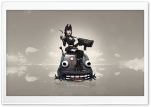 Warrior Woman HD Wide Wallpaper for Widescreen