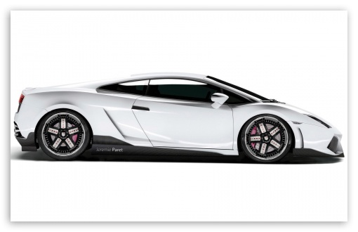White Lamborghini Gallardo LP560 2009 HD wallpaper for HD 16:9 High Definition WQHD QWXGA 1080p 900p 720p QHD nHD ; Mobile PSP - Sony PSP Zune HD Zen ;
