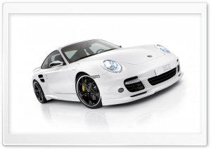 White Porsche HD Wide Wallpaper for Widescreen