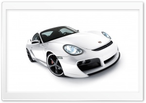 White Porsche Car 1 HD Wide Wallpaper for Widescreen