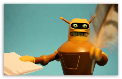 Who's The Autograph For? - Calculon, Futurama wallpaper for Standard 4:3 Fullscreen UXGA XGA SVGA ; Wide 16:10 Widescreen WHXGA WQXGA WUXGA WXGA ; HD 16:9 High Definition WQHD QWXGA 1080p 900p 720p QHD nHD ; Mobile VGA iPad - VGA QVGA Smartphone ( PocketPC GPS iPod Zune BlackBerry HTC Samsung LG Nokia Eten Asus ) ;