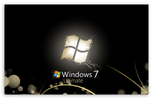 black desktop wallpaper windows 7. 3 Windows 7 Ultimate Bright Black wallpaper for Standard 4:3 5:4 Fullscreen 