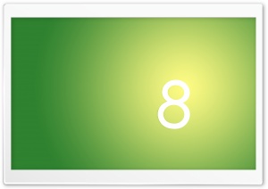 Windows 8 Green HD Wide Wallpaper for Widescreen