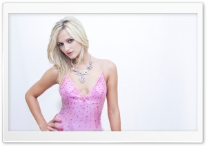 Woman In Pink Dress HD Wide Wallpaper for Widescreen