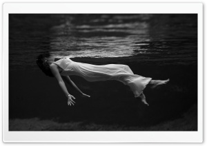 Woman Swimming HD Wide Wallpaper for Widescreen
