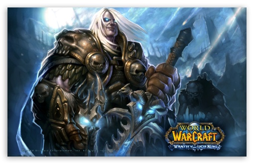world of warcraft wrath of the lich king logo. wrath of the lich king