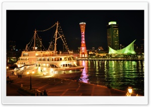 Yacht Night HD Wide Wallpaper for Widescreen