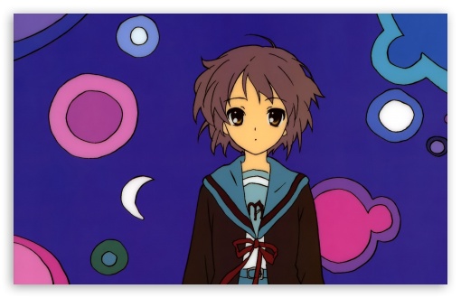 Yuki Nagato I wallpaper for Wide 16:10 Widescreen WHXGA WQXGA WUXGA WXGA ;