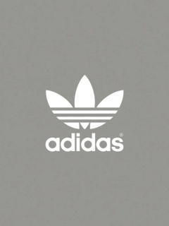 Grey adidas logo online