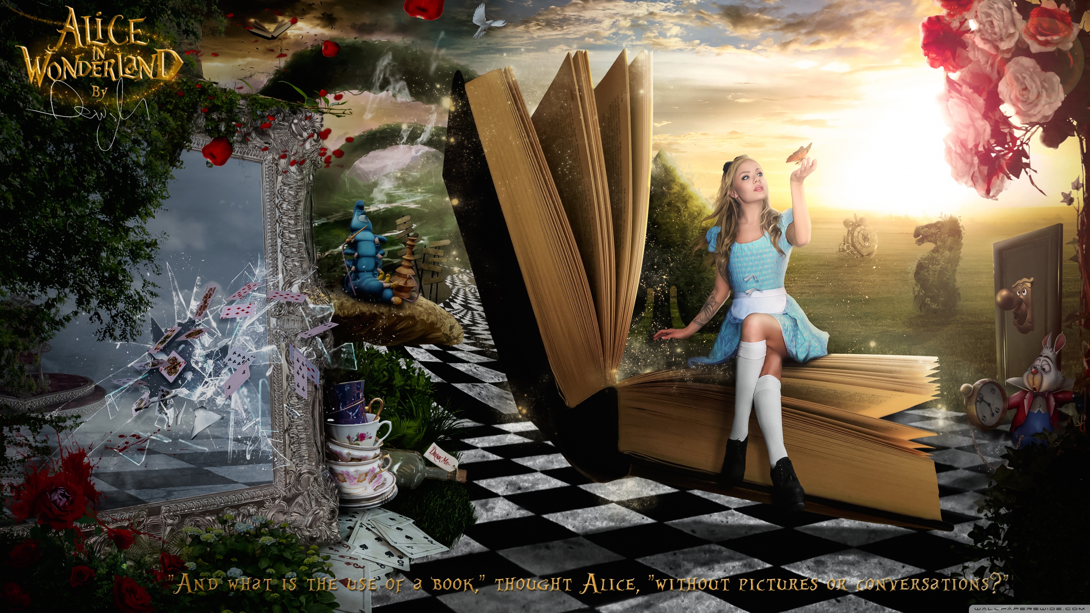 Alice in Wonderland Wallpaper for Mac  Download