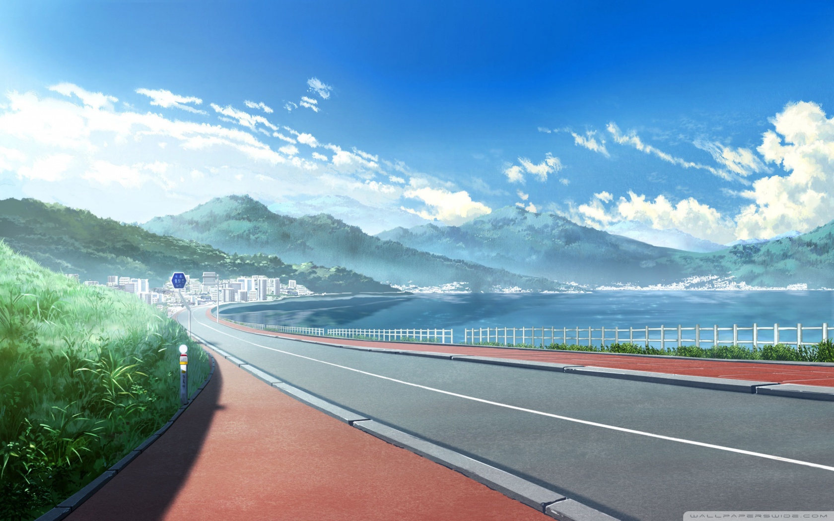 Anime landscape wallpaper for desktop on Craiyon-demhanvico.com.vn