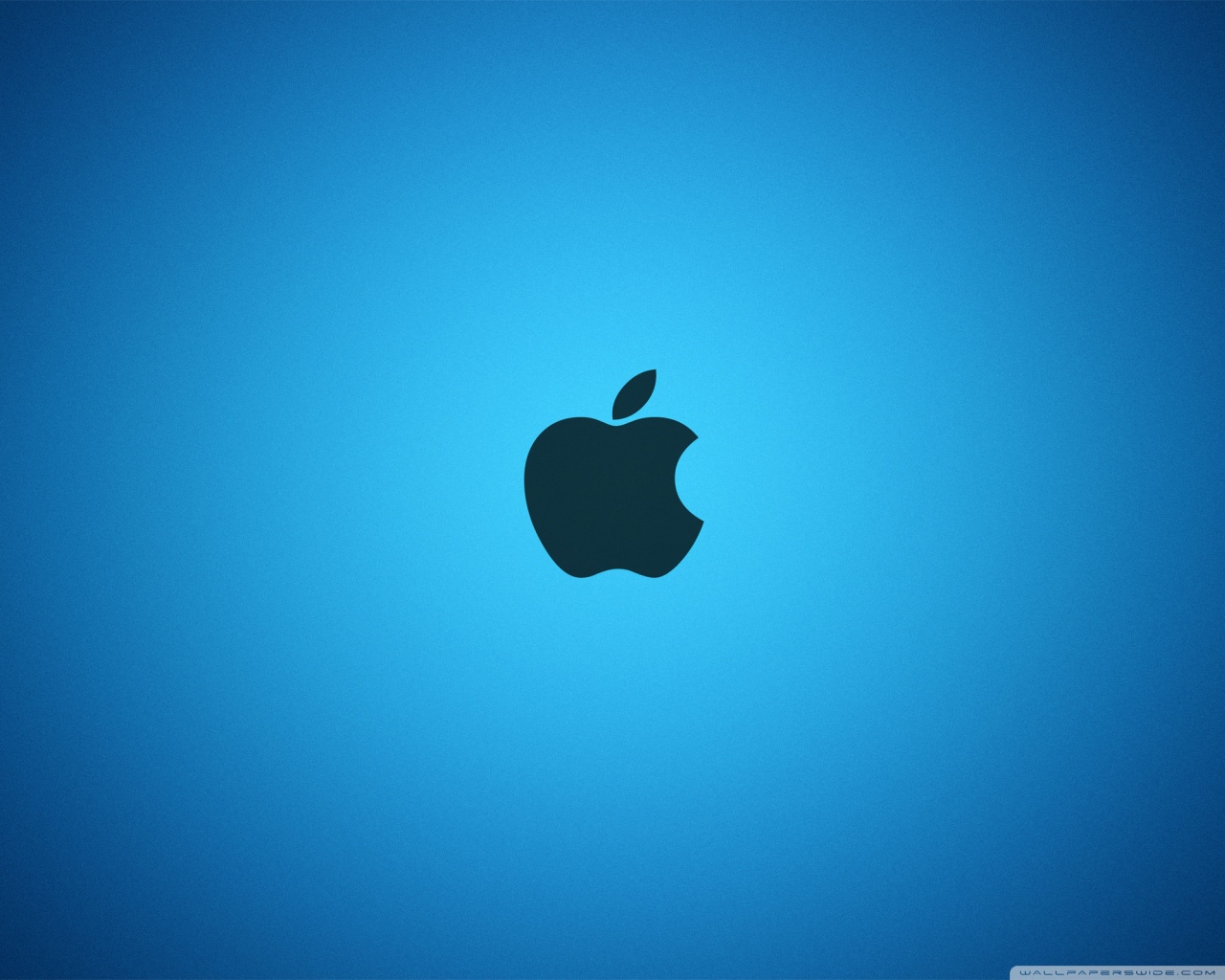 Apple Blue Logo Ultra HD Desktop Background Wallpaper for 4K UHD TV ...