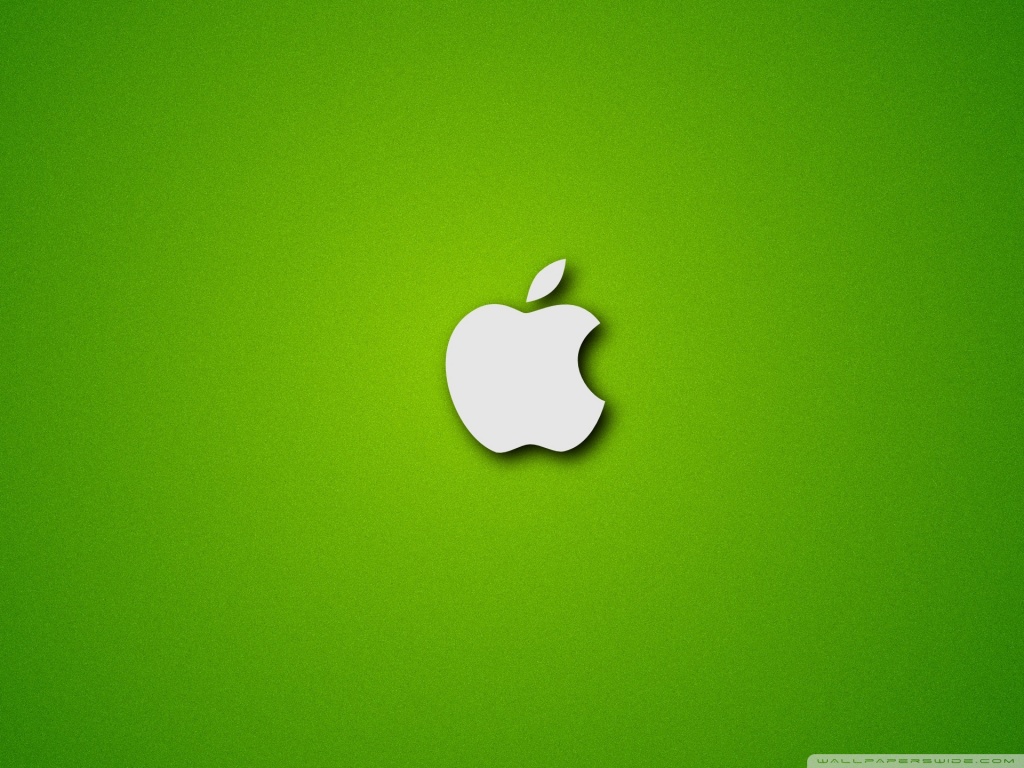 Apple Logo on Noisy Green Background Ultra HD Desktop Background ...