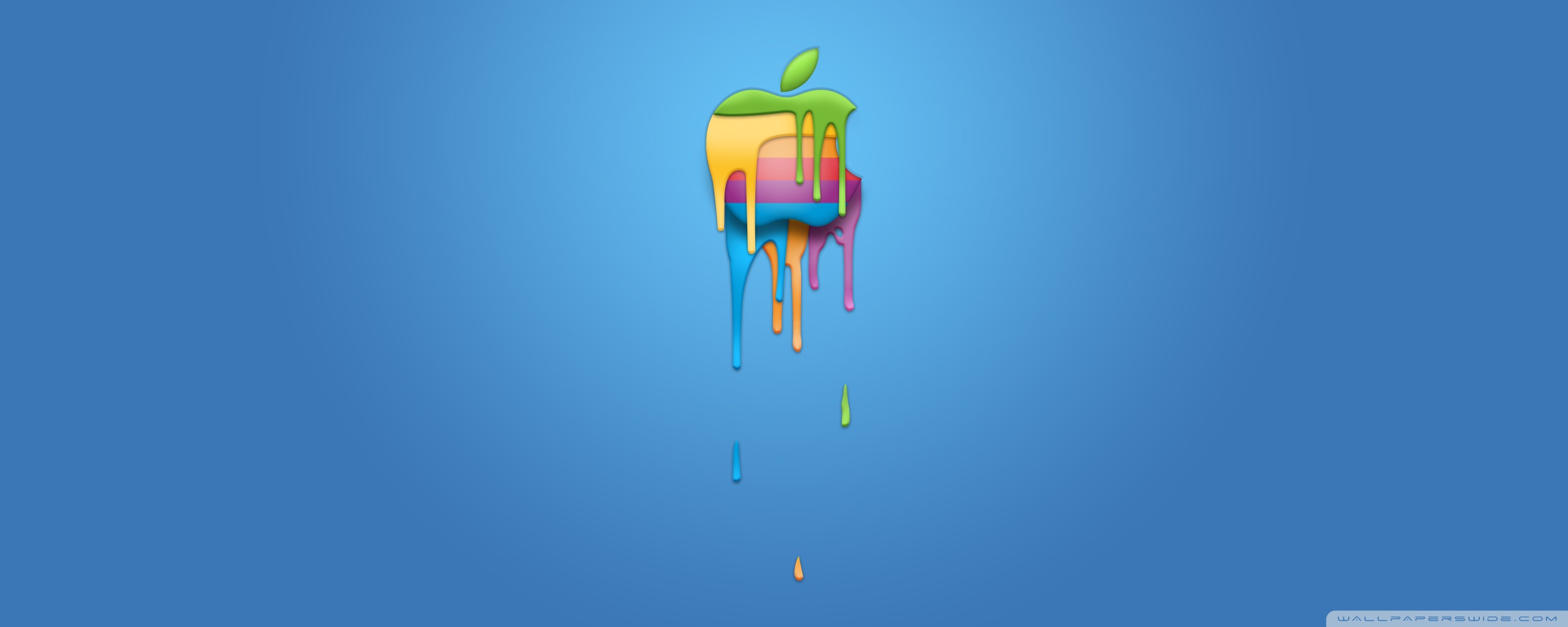 Apple Logo Paint Ultra HD Desktop Background Wallpaper for 4K UHD TV ...