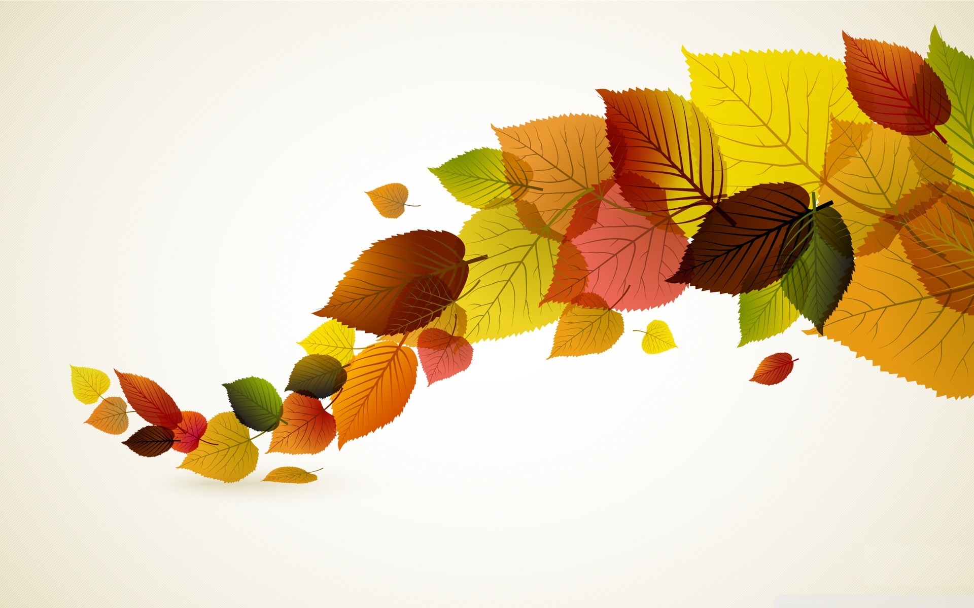 Autumn Leaves Fabric, Wallpaper and Home Decor | Spoonflower