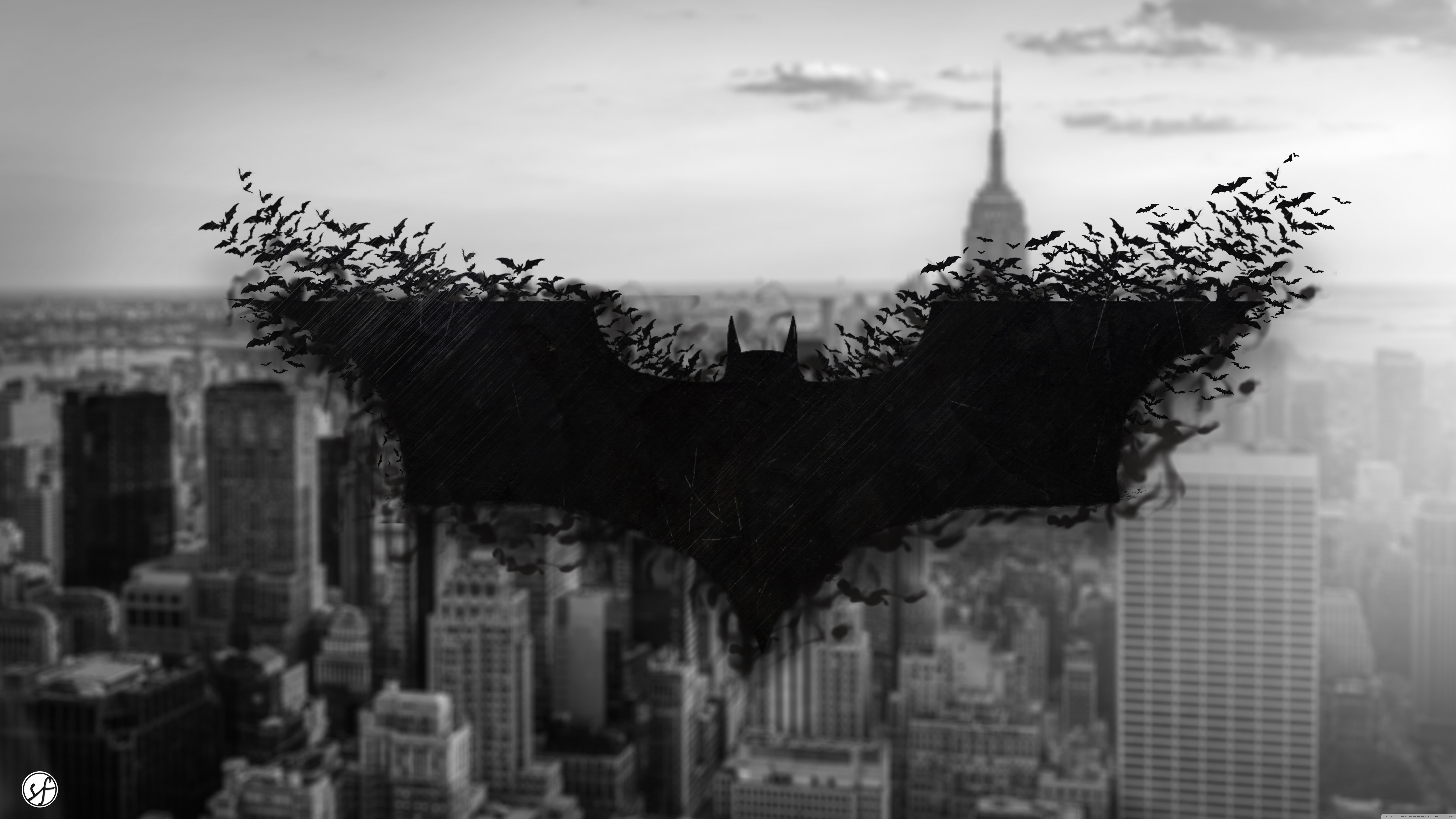 7680x4320 Resolution Batman with Vignette 8K Wallpaper - Wallpapers Den