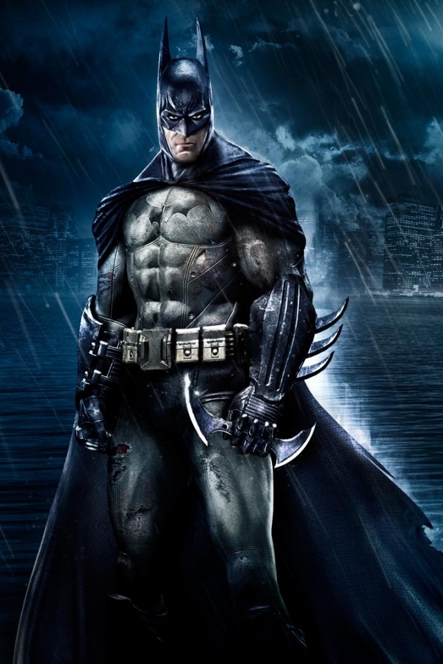 Download Angry Batman Arkham iPhone Wallpaper