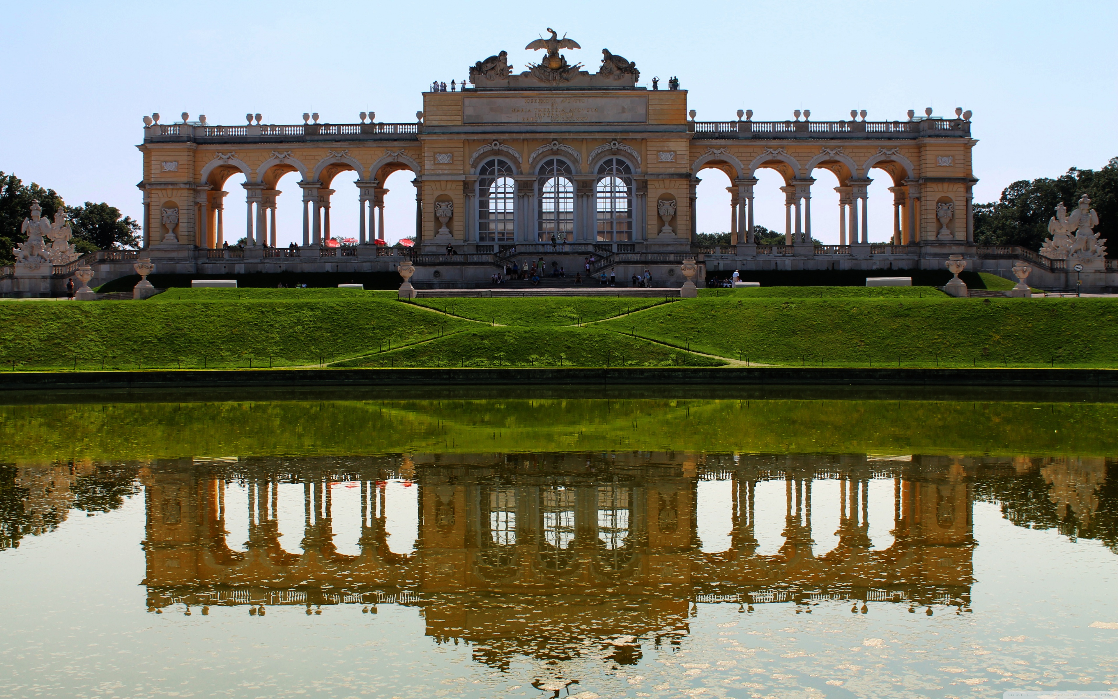 Schonbrunn Palace, Vienna, Austria 640x960 iPhone 4/4S wallpaper,  background, picture, image