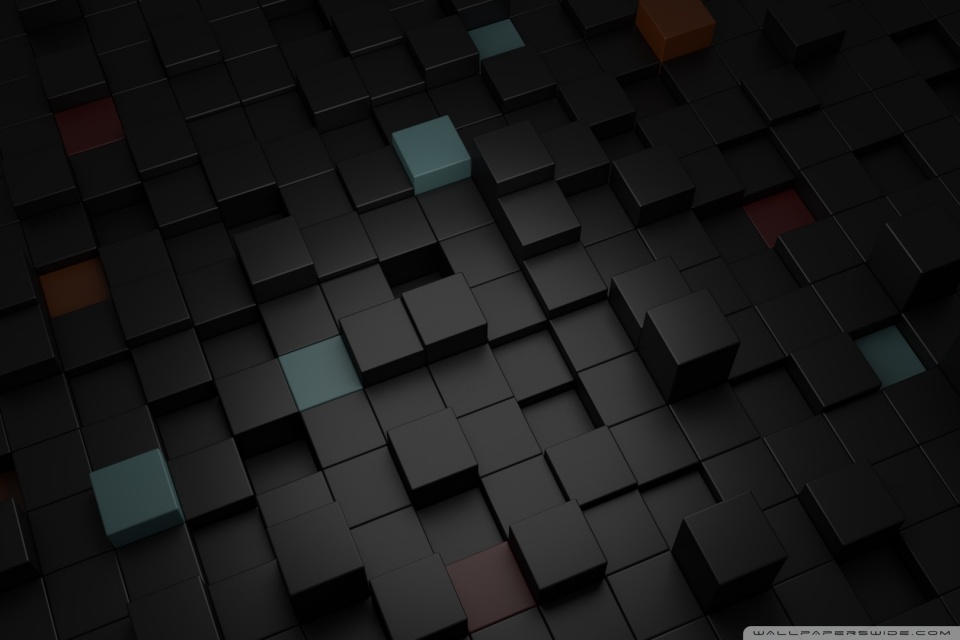 Black Cubes Ultra HD Desktop Background Wallpaper for 4K UHD TV ...