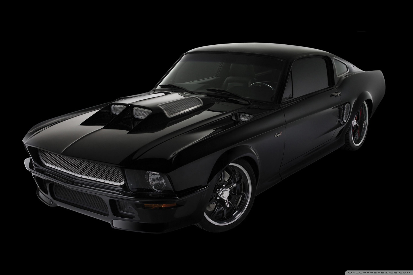 HD wallpaper Look at Me Now photo of Ford Mustang in gray scale photo  black and white  Wallpaper Flare