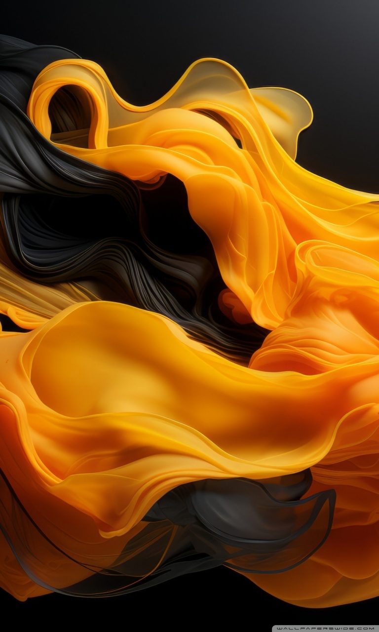 Black Orange Yellow Abstract Art Ultra HD Desktop Background Wallpaper for  : Widescreen & UltraWide Desktop & Laptop : Multi Display, Dual & Triple  Monitor : Tablet : Smartphone