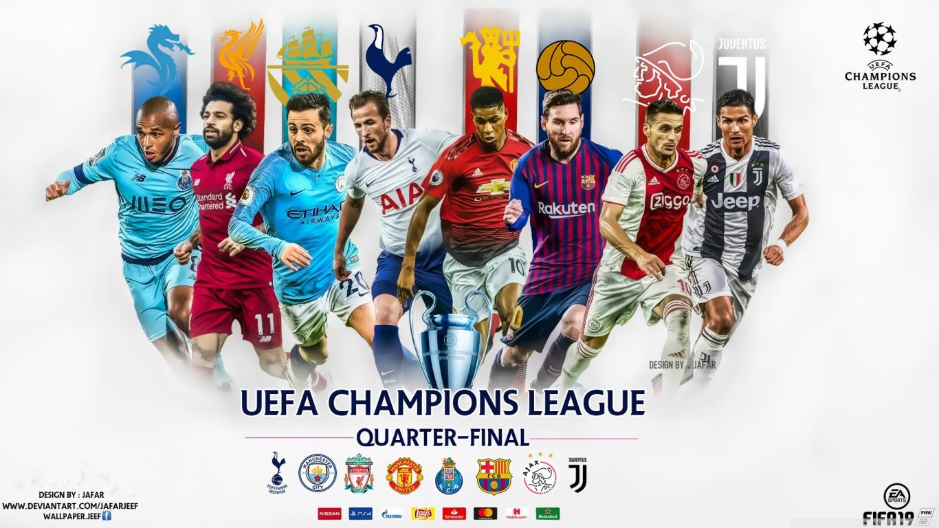 CHAMPIONS LEAGUE QUARTER - FINAL Ultra HD Desktop Background Wallpaper for  4K UHD TV