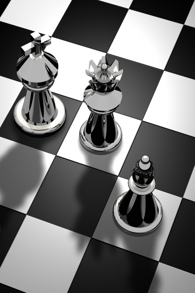 Desktop Wallpapers » 3D Backgrounds » Chess »