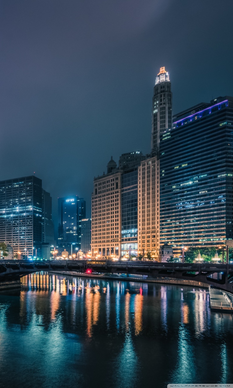Premium AI Image  The city of chicago wallpapers and images wallpapers